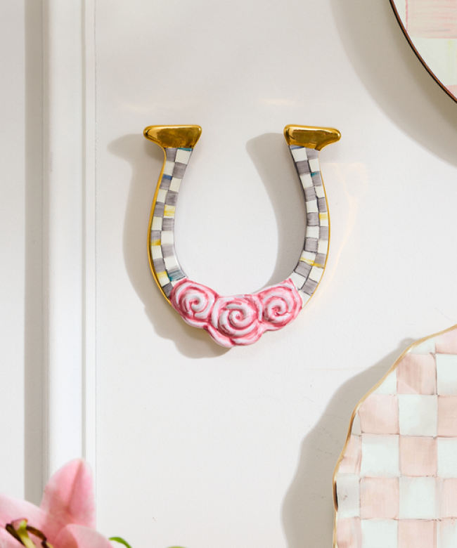 Limited Edition Sterling Check Horseshoe